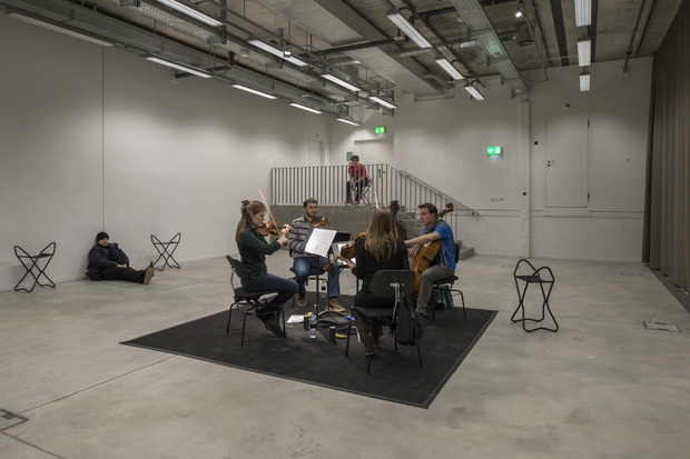 Bild:  Kunstraum Aktion - Rehearsal Streichquartett