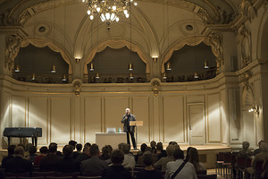 Picture: 2016.04.22 Einführung Orchester der Zürcher Hochschule der Künste (Jörn Peter Hiekel)