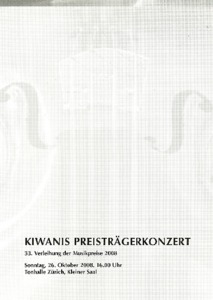 Bild:  2008.10.26.|Kiwanis Preisträgerkonzert