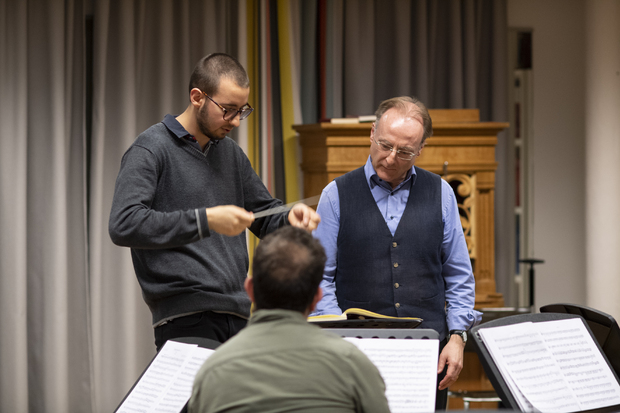 Picture: Unterricht Christoph-Mathias Mueller, Beisitz Johannes Schlaefli