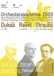 Bild:  2009.02.24.|VI. Orchesterakademie Zürich - Genf|Roberto Benzi, Leitung
