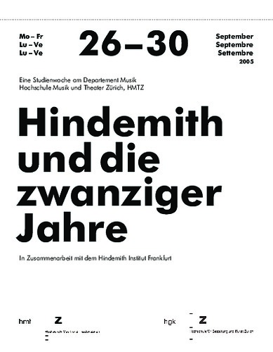 Picture: Studienwoche Hindemith