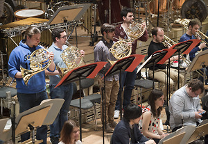 Bild:  2016.04.22. Probe Orchester der Zürcher Hochschule der Künste