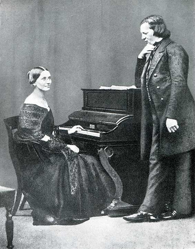 Bild:  Robert und Clara Schumann