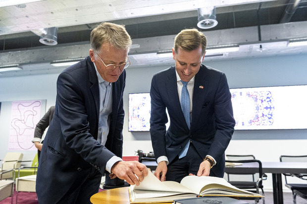 Bild:  Besuch des US Botschafter Scott Miller an der ZHdK und Museum für Gestaltung