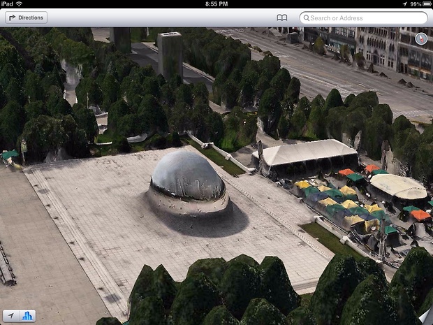 Bild:  A Chicago heat wave has melted the Bean
