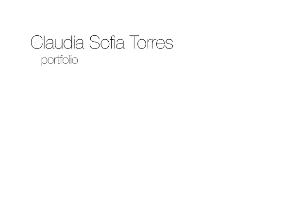 Bild:  Claudia Sofia Torres Portfolio