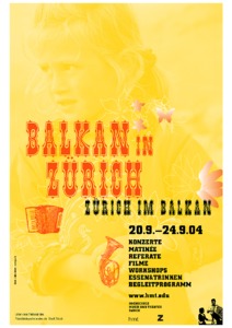 Picture:  Plakat (Balkan-Studienwoche)