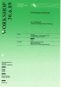 Bild:  1989.06.30.|Orchesterworkshop Thomas Hengelbrock