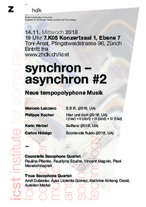Bild:  Programmheft Synchron-Asynchron#2