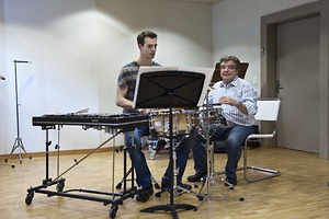 Bild:  Schlagzeug bei Horst Hofmann