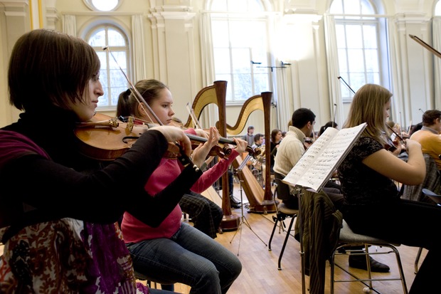 Bild:  Orchesterakademie 2009 der Hochschulen Genf und Zürich