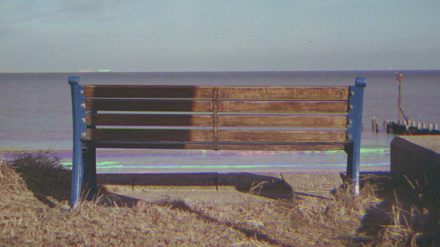 Picture: Video still from The Image that Spits, the Eye that Accumulates, digital video, expired Kodachrome 16mm, family photographs, phone footage, 11 min., 2017