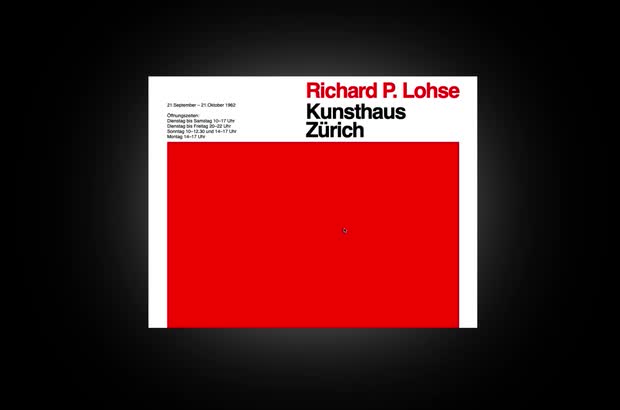 Picture: Swiss Typography – Responsive Poster