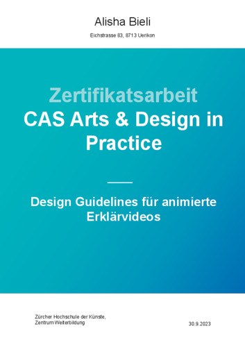 Bild:  Design Guidelines für animierte Erklärvideos