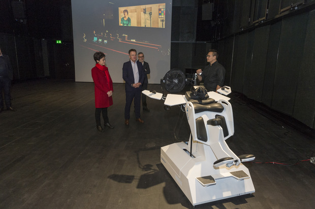 Picture: Hong Kong Chief Executive Carrie Lam visited Zurich University of the Arts