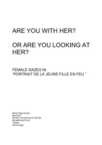 Bild:  ARE YOU WITH HER? OR ARE YOU LOOKING AT HER?