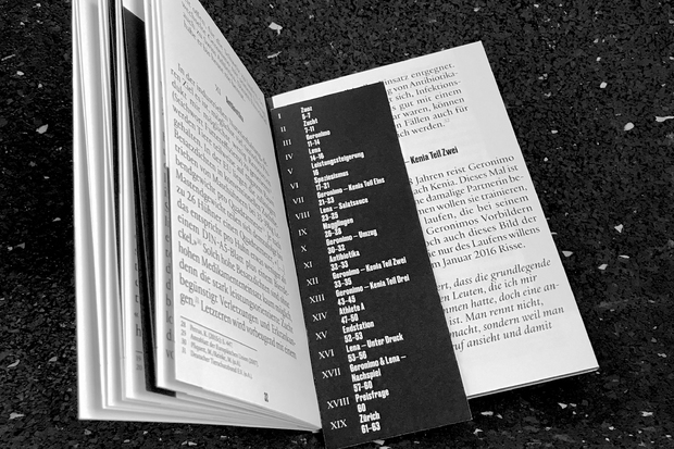 Bild:  S.32-33 inklusive Buchzeichen der Masterarbeit Unter Druck – Texte und Geschichten zu Zucht-Phänomenen im Leistungssport und in der Nutztierhaltung, 2021, Foto: Valérie Hug