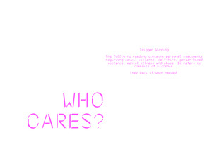 Bild:  Who Cares?