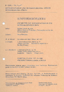 Picture: 1977.06.25.|Sinfoniekonzert
