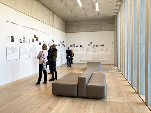 Bild:  Dokumentationsraum der Sammlung Bührle, Kunsthaus Zürich, 2021