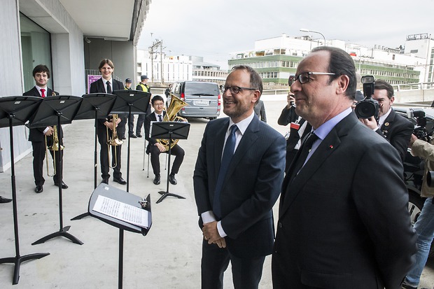 Picture: François Hollande an der ZHdK