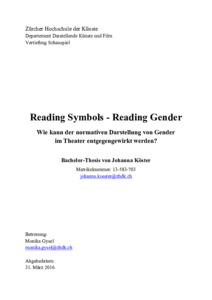 Picture: Reading Symbols - Reading Gender