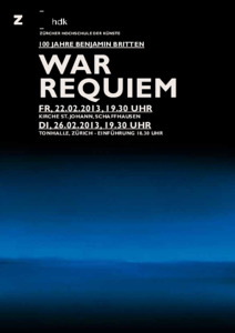 Bild:  Orchesterkonzert - War Requiem