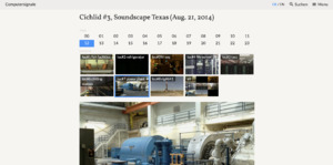 Bild:  Computersignale_Datensammlung_Cichlid #3 Soundscape Texas