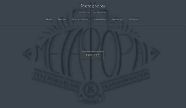 Bild:  Metaphorai – Teleportation & Transformation Services: Possibilities of the Impossible