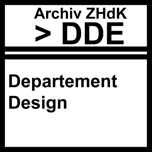 Bild:  DDE Department Design