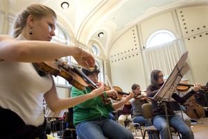 Bild:  Orchesterakademie 2009 der Hochschulen Genf und Zürich