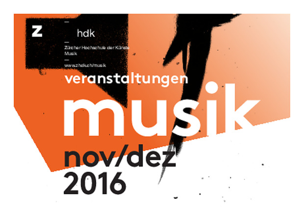 Bild:  Printagenda ZHdK Musik - 2016 Nov-Dez