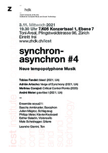Picture: Programmheft Synchron-Asynchron#4