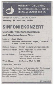 Picture: 1986.06.14.|Sinfoniekonzert