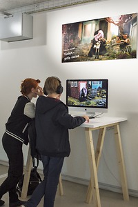 Picture: Diplomausstellung Game Design 2015