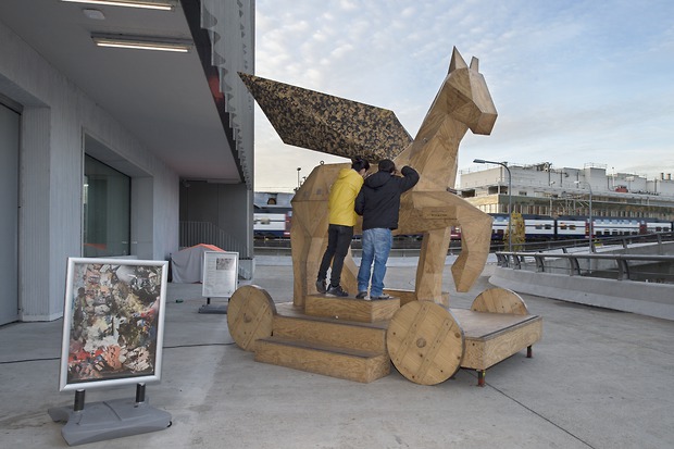 Picture: Trojan Pegasus am Tag der Forschung an der Zürcher Hochschule der Künste