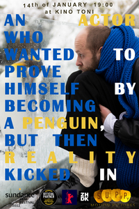 Bild:  An actor who wanted to prove himself by becoming a penguin, but then reality kicked in