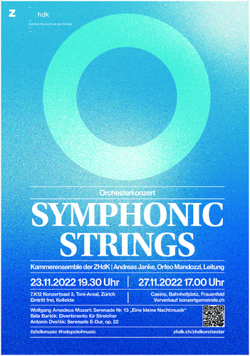 Bild:  2022.11.23./27. | Symphonic Strings | Plakat