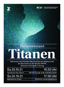 Picture: 2021.10.23.-24.|Orchesterprojekt Titanen|Flyer