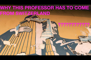Bild:  why this professor has to come from switzerland