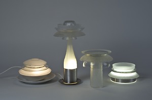 Bild:  Lampenobjekte aus Glas