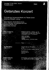 Picture: 2005.05.08.|Getanztes Konzert
