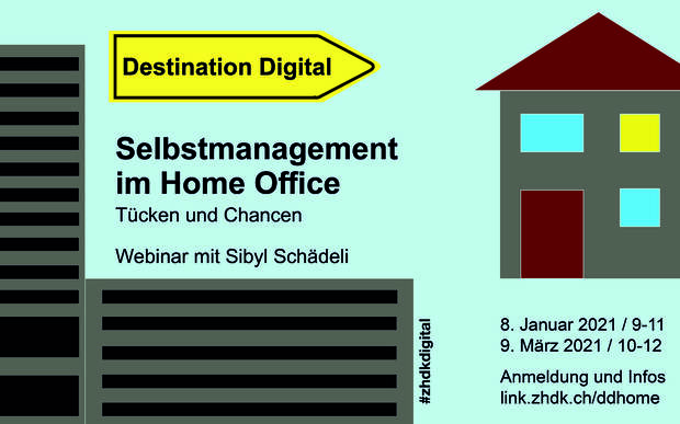 Picture: "Destination Digital"- Workshop "Selbstmanagement im Home Office" Illustration