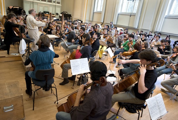 Bild:  Orchesterakademie 2009 der Hochschulen Genf und Zürich