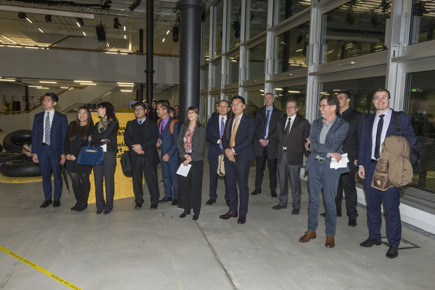 Picture: Hong Kong Chief Executive Carrie Lam visited Zurich University of the Arts