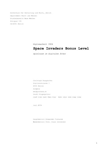 Picture: Space Invaders Bonus Level