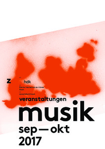 Bild:  Printagenda ZHdK Musik - 2017 Sep-Okt
