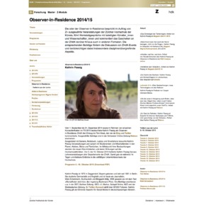 Picture: Webseite Observer-in-Residence Kathrin Passig