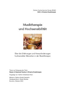 Picture: Musiktherapie und Hochsensibilität